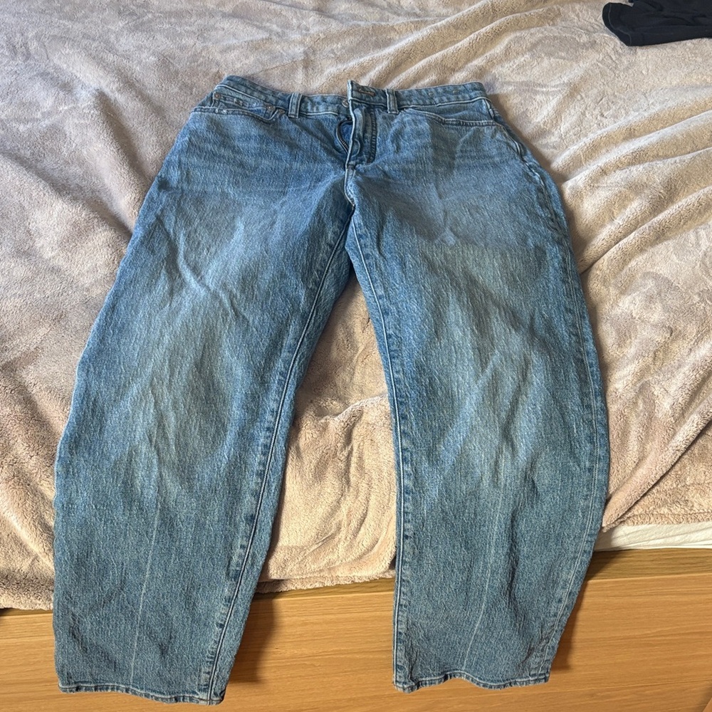 Madewell Women's Straight Leg Blue Jeans